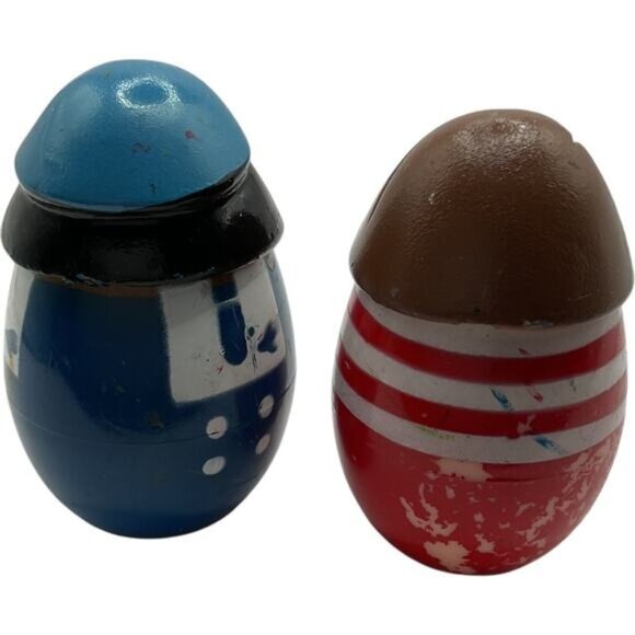 Tonka Toddler Peek A Boo Face Changing Finger Puppet Egg Shape Weeble Figures - Picture 3 of 6